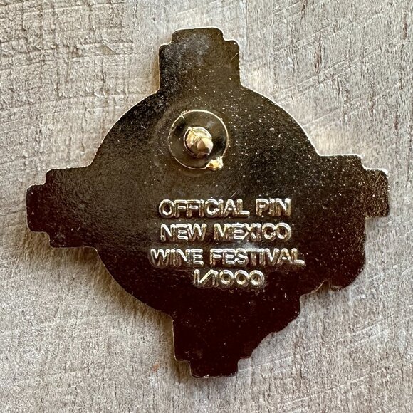 Turquoise New Mexico Wine Festival Official Pin - Picture 6 of 7